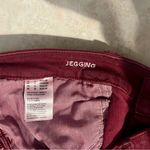 American Eagle  Deep Red Burgundy Distressed High Rise Jeggings Photo 6