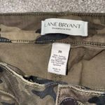 Lane Bryant  Womens Size 26 Camo Super Stretch‎ Skinny Jeans Distressed Mid Rise Photo 6