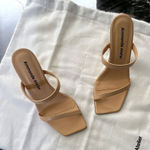 A'mmonde Atelier Andrea 100 Sandals‎ in Nude Tan Size 6 Photo 0