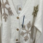 Snowflake Sweater White Size L Photo 3