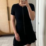 Heartloom The Kooples Black Zip Front Mini Dress Photo 0