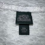 Wild Fable Womens Lace Bustier Shirt Top Cap Sleeve Scoop Neck Stretch White XXL Photo 5