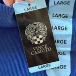 Vince Camuto Women's Short Puff Sleeve Ribbed Crewneck Top Photo 2