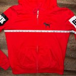PINK - Victoria's Secret Victoria’s Secret PINK Jacket Women’s Size Large Red/Black/White Photo 4