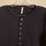 Jag jeans Jag Blue Gray Popover‎ Henley Hi Low Top Photo 2