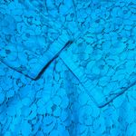 Aéropostale Blouse Womens Medium Teal Lace Floral 3/4 Sleeve Bohemian Chic‎ Lace Blue Photo 8