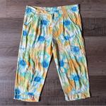 Jams World Vintage 90’s Ivory Flower Draw String Pants Photo 6