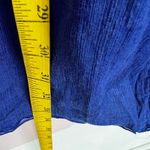 Kleen Blue Maxi Skirt Silk Linen Blend Boho Minimalist Coastal Earthy Medium Photo 4
