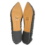 Steve Madden NEW  Saxton Black Woven Pointed Toe Slip On Ballet Flats Shoes Sz 6 Photo 3