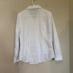 Samuel Dong Women's Small Button Down Pin Tuck White Collar Photo 4
