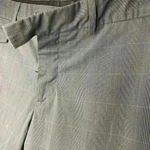 Theory 𝅺 Nettoyage A Sec Gray Plaid Pants Slacks Photo 5