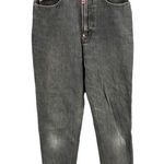 Edwin Something Ones Japan Black High Rise Tapered Jeans Raw Hem Size 68 / US 27 Photo 0