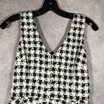 City Triangles White & Black V-Neck Blotchy Gingham Dress | Size 11 JRS Photo 2