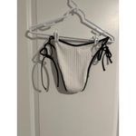 Aerie Wide Rib Low Rise Tie Cheekiest Bikini Bottom – Size Large Photo 3