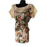 Maeve  by Anthropologie multicolored blouse top short sleeve women’s small Photo 6