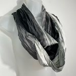 Apt. 9  Kohl's Black Silver Gray Ombre Pattern Loop Infinity Scarf Wrap NWT NEW Photo 1