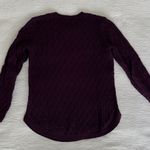 Jeanne pierre  cotton knit sweater purple S Photo 8