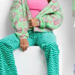 Wild Fable NWT  Mint Green Floral Hoodie Quilted Jacket. Photo 5