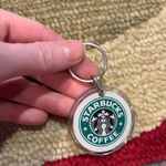 Starbucks NWOT  Coffee Vintage Old Mermaid Logo Small Plastic Keychain Keyring Photo 1