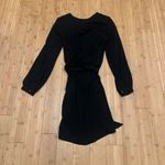 Haute Hippie  Elegant Black Long Sleeve Dress Photo 3