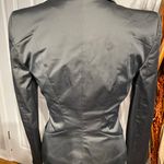 Forever 21 Vintage Y2k Blazer Satin Shiny Preppy Tomboy Work Office Fit Flare Two Button Collar Photo 3