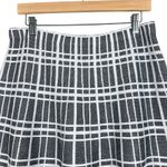 Vila Milano Mini Skirt Womens L Black White Plaid A-Line Preppy School Girl Y2K Photo 1