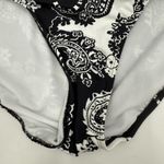 Lauren Ralph Lauren Bikini Bottoms SZ12 Swim NWT Deauville Paisley Hipster B&W Black Size 12 Photo 6