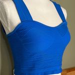 Sincerely Jules  Blue Crop Top Photo 1
