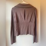 Buttons Casual blazer relaxed style in brown size small  Photo 1