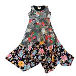Maeve  Anthropologie Violette Mixed Media Floral Dress Sleeveless Size 8 Women's Photo 0