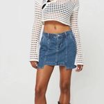Princess Polly Trevina Denim Mini Skirt Mid Wash Photo 8