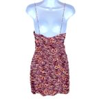 ZARA  Purple Mini Cocktail Dress Women S Cutout Front Chiffon Ruched Sexy NYE NWT Photo 1