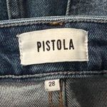 Pistola  High Rise Distressed‎ Raw Hem Straight Jeans Women’s 28 Blue Casual Photo 9