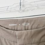 Old Navy [] Mocha Taffy Tan High Rise Pixie Flare Pants Stretch Work Career Sz 16 Photo 5