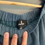 Lulus Blue Off Shoulder Tie Sleeve Top Photo 3