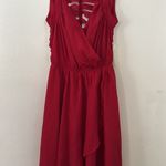 Hollywould  Red High Low Red dress NWT Photo 2