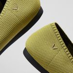 Chic Olive Green Women's Flats vivaia Size 6.5 Photo 2