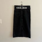 Madewell  Denim Mid-Rise Maxi Skirt in Lunar Wash Photo 6