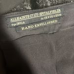 ALLSAINTS  Hand Embellished Mini Skirt Black Size 4 Photo 14