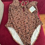 Shade & Shore Women's Plunge Neck Tummy Control Full Coverage One Piece Swimsuit Photo 4