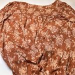 Free People Intimately Brown Floral Bodysuit Women Size S Photo 9