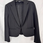 Amanda & Chelsea Amanda Chelsea Polka Dot‎ Blazer Cropped Career Jacket Black Size 4P Photo 0