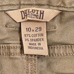 Duluth Trading Company Co Khaki Tan Cargo Pants 10x29 Photo 3