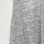 Max Studio  Black & White Striped Short Sleeve Ruched Mini Dress Womens S Artsy Photo 10