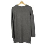 ZARA Knit Gray Long Sleeve Crew Neck Sweater Dress M Photo 1