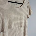 Kindred Bravely Eleanora Bamboo Maternity & Nursing Dress in Oatmeal Stripe White Size undefined Photo 2