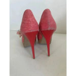 Women's Diva Lounge Pink Floral Platform 6” High Heels Size 8.5 EUC! Photo 3