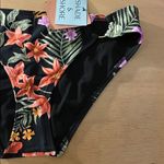 Shade & Shore B3 New Swimsuit Bikini Bottoms Tropical Print Low Rise Size Small Photo 1