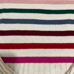 Gap  CashSoft Happy Stripe Multicolor Women's Sweater Sz S Photo 2