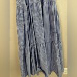 J.Crew Striped Maxi Dress in Lagoon White Stripes size 4 $168 Photo 12